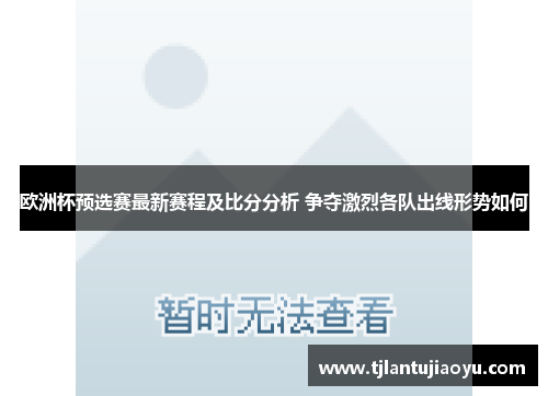 欧洲杯预选赛最新赛程及比分分析 争夺激烈各队出线形势如何
